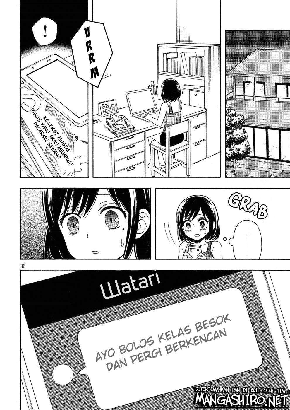 Watari-kun no xx ga Houkai Sunzen Chapter 36 - halaman 35