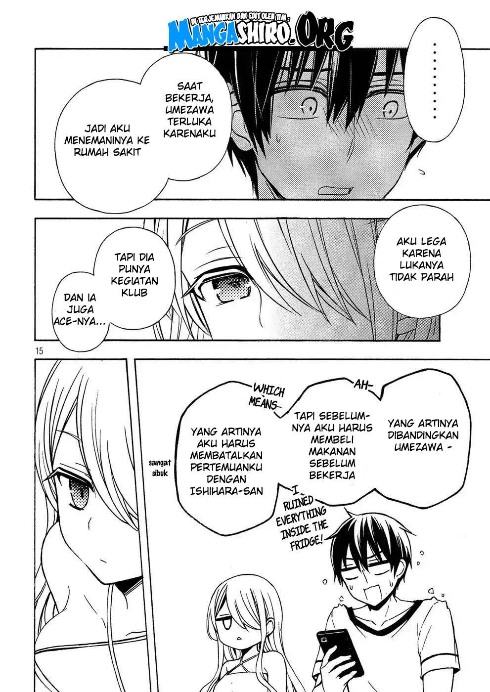 Watari-kun no xx ga Houkai Sunzen Chapter 38 - halaman 17