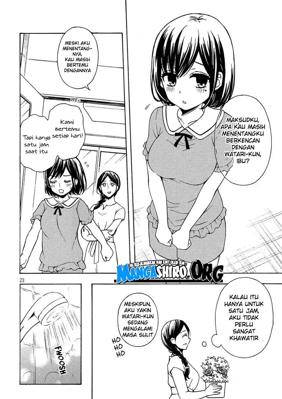 Watari-kun no xx ga Houkai Sunzen Chapter 38 - halaman 24