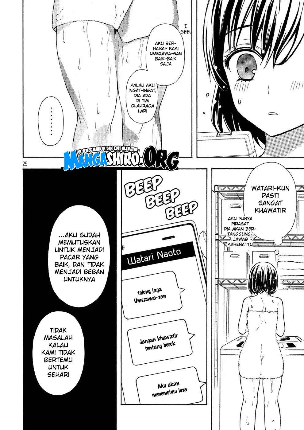 Watari-kun no xx ga Houkai Sunzen Chapter 38 - halaman 26
