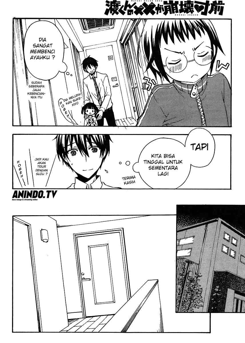 Watari-kun no xx ga Houkai Sunzen Chapter 4 - halaman 23