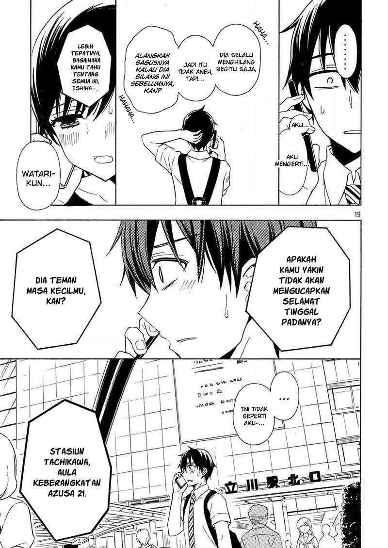 Watari-kun no xx ga Houkai Sunzen Chapter 41 - halaman 22