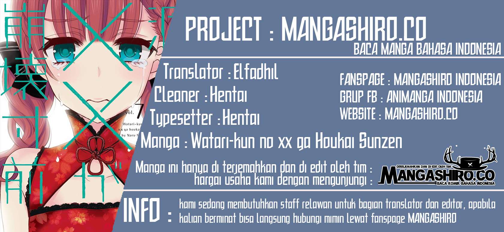Watari-kun no xx ga Houkai Sunzen Chapter 43 - halaman 35