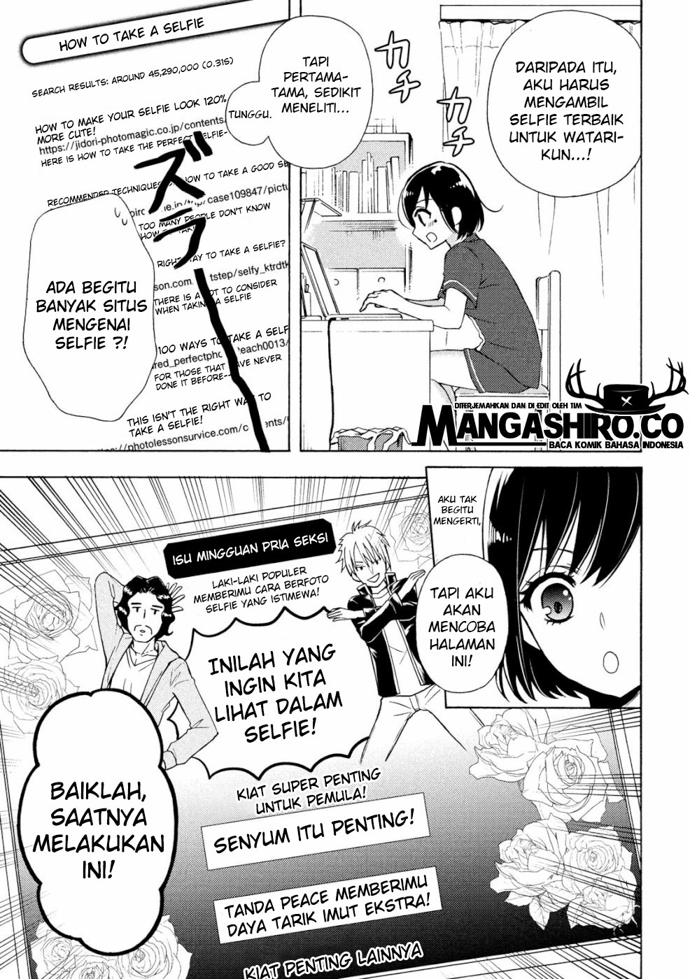 Watari-kun no xx ga Houkai Sunzen Chapter 47 - halaman 16