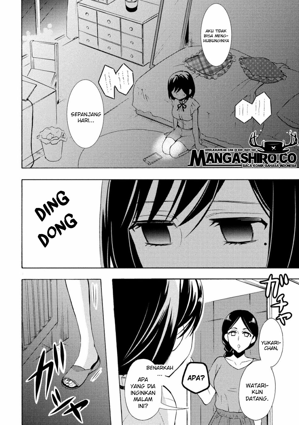 Watari-kun no xx ga Houkai Sunzen Chapter 47 - halaman 7