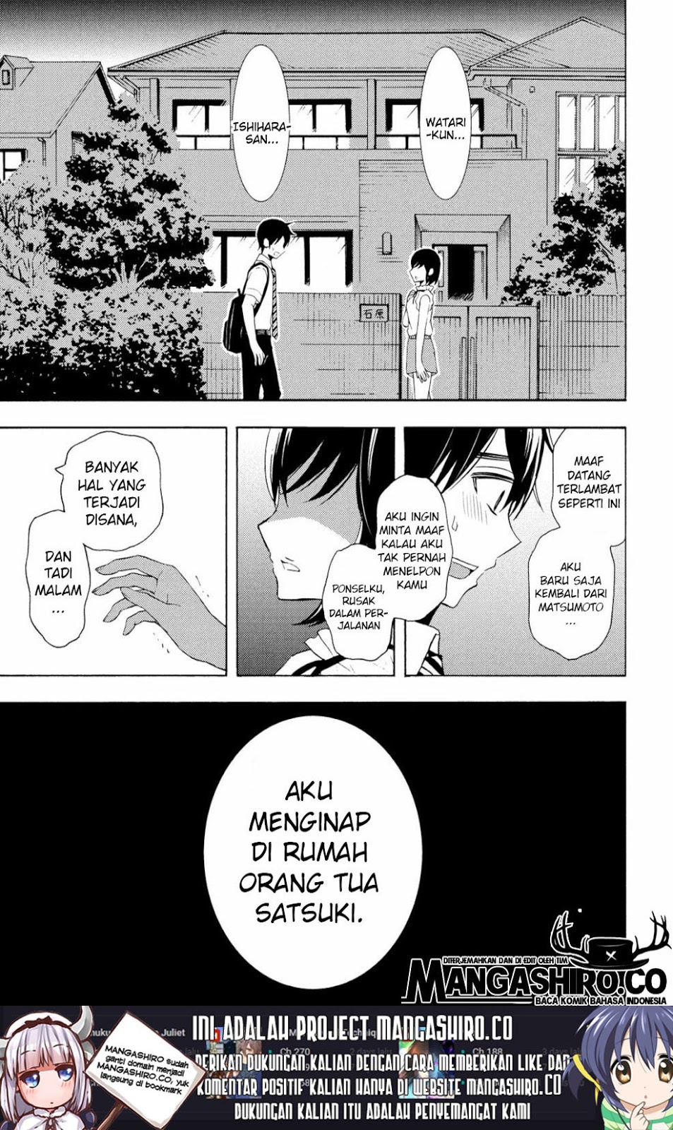 Watari-kun no xx ga Houkai Sunzen Chapter 47 - halaman 8
