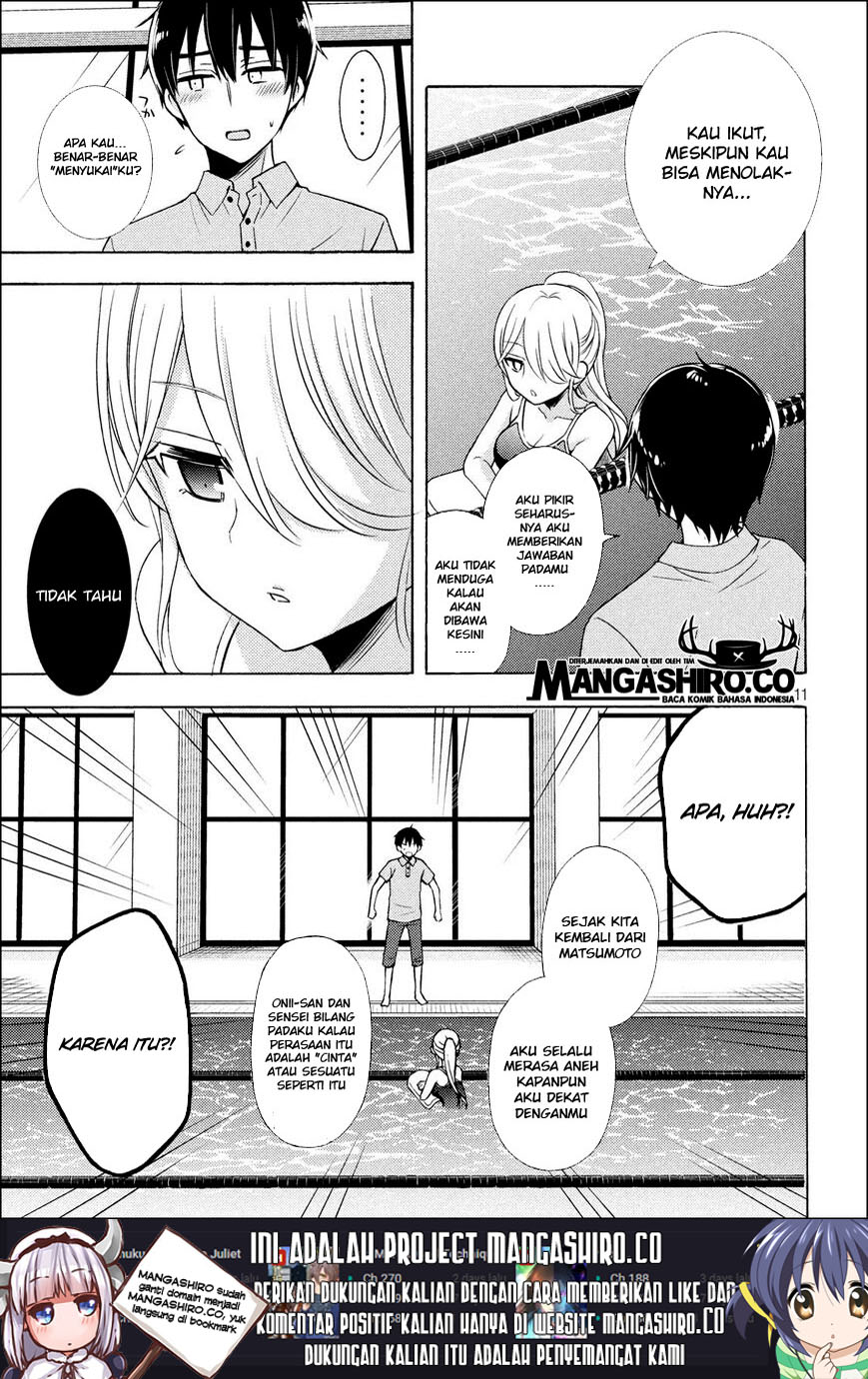 Watari-kun no xx ga Houkai Sunzen Chapter 50 - halaman 13