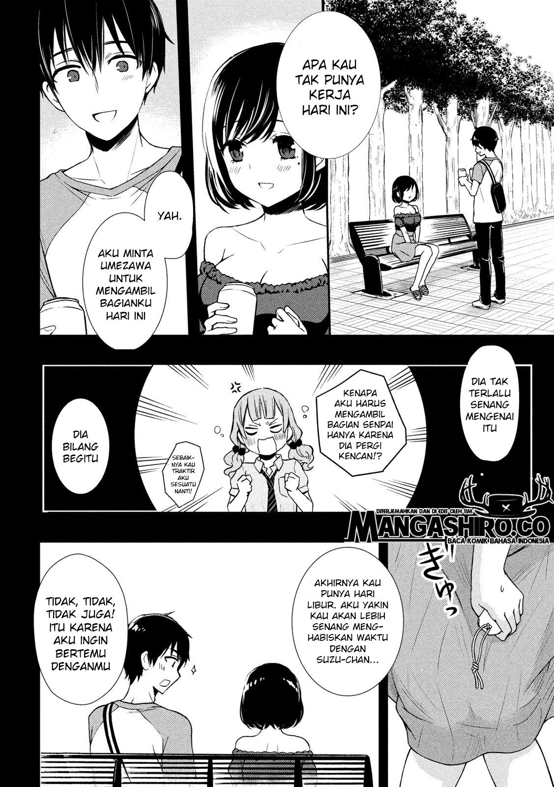 Watari-kun no xx ga Houkai Sunzen Chapter 51 - halaman 14