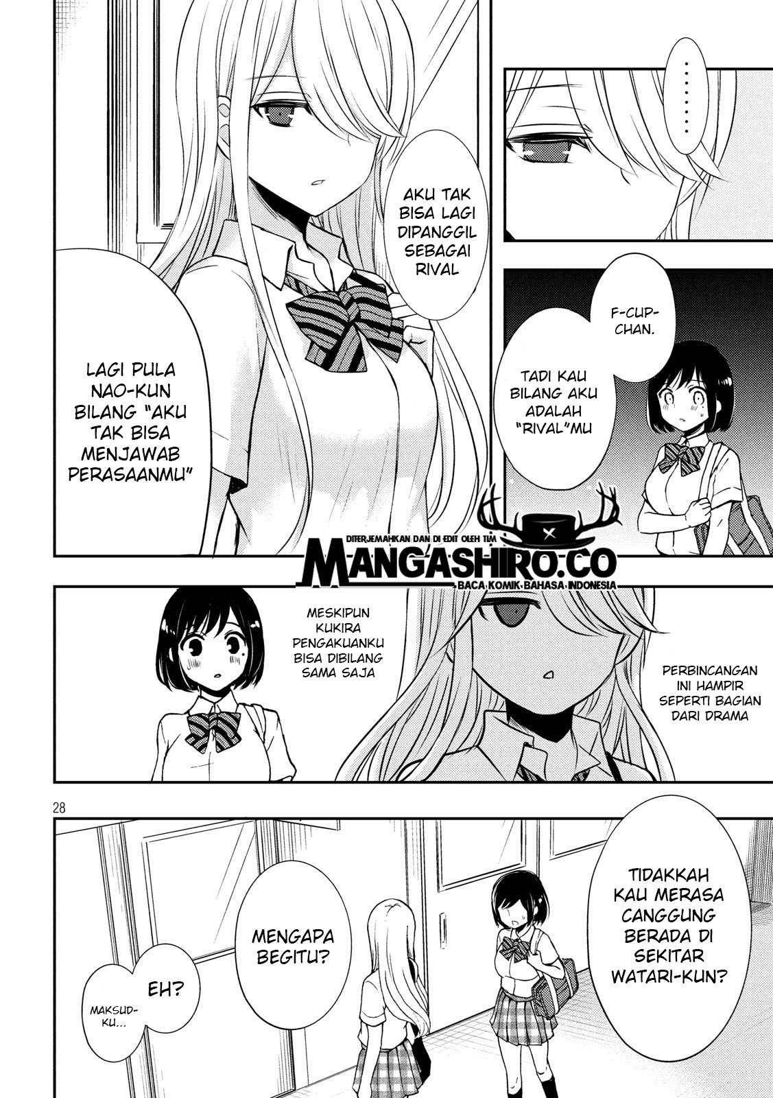 Watari-kun no xx ga Houkai Sunzen Chapter 51 - halaman 30
