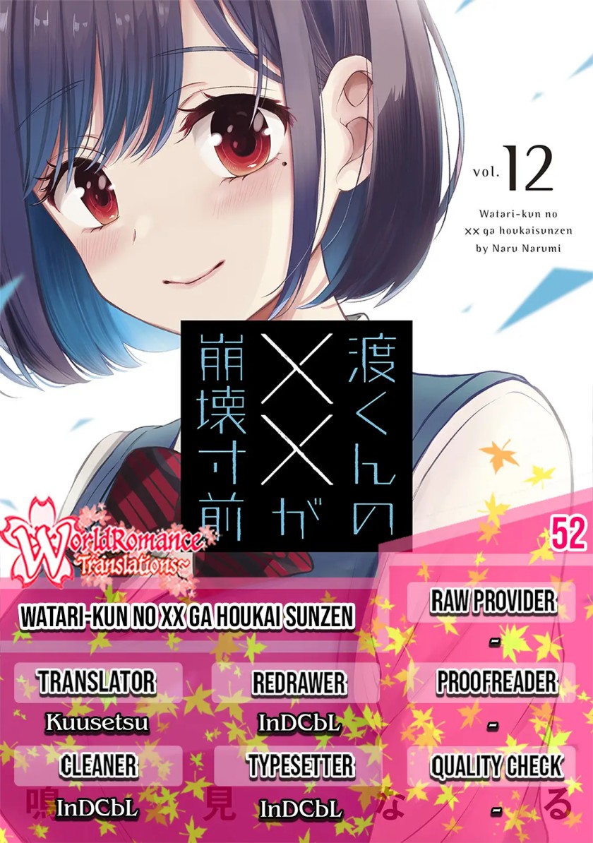 Watari-kun no xx ga Houkai Sunzen Chapter 52 - halaman 1