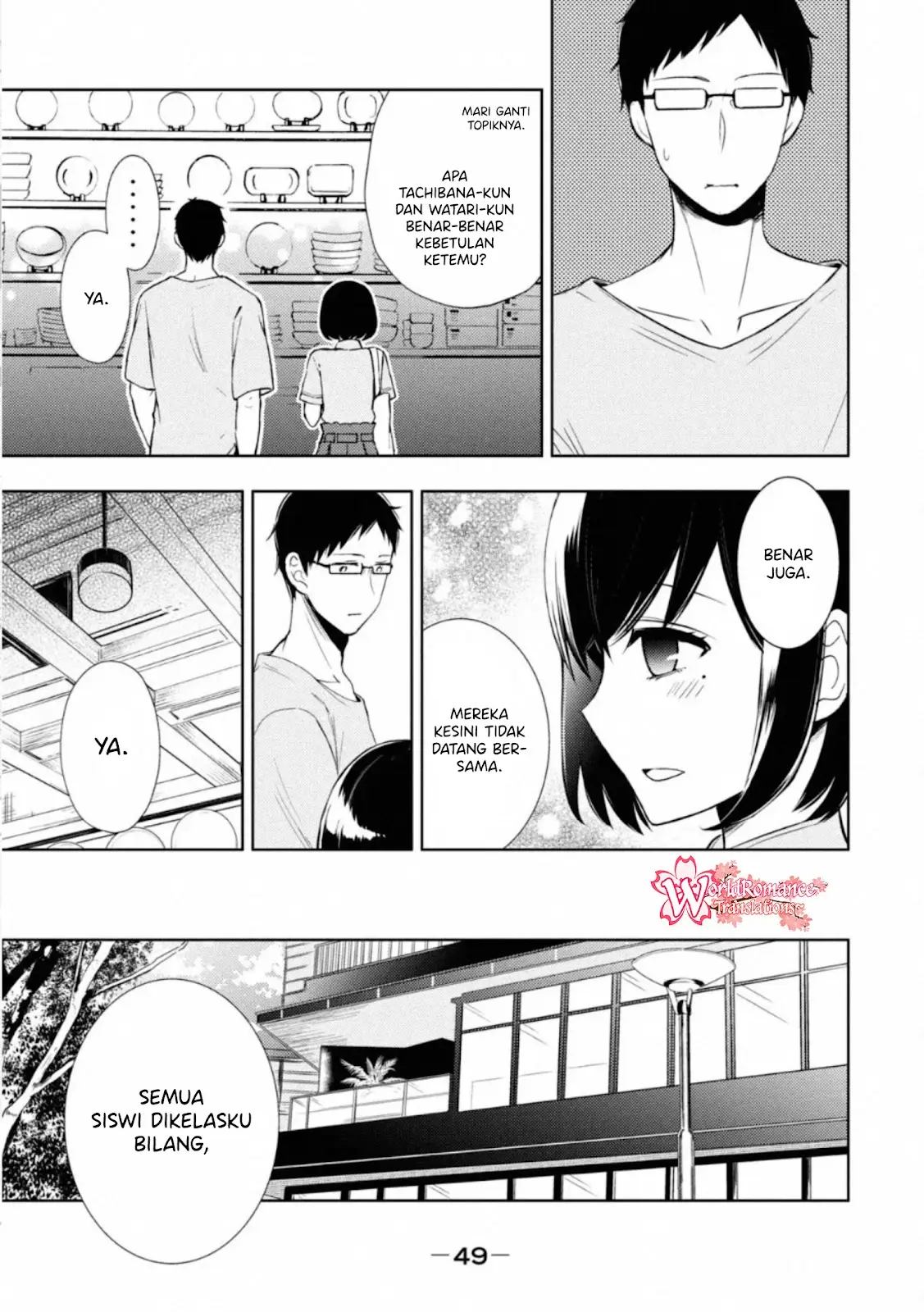 Watari-kun no xx ga Houkai Sunzen Chapter 54 - halaman 10