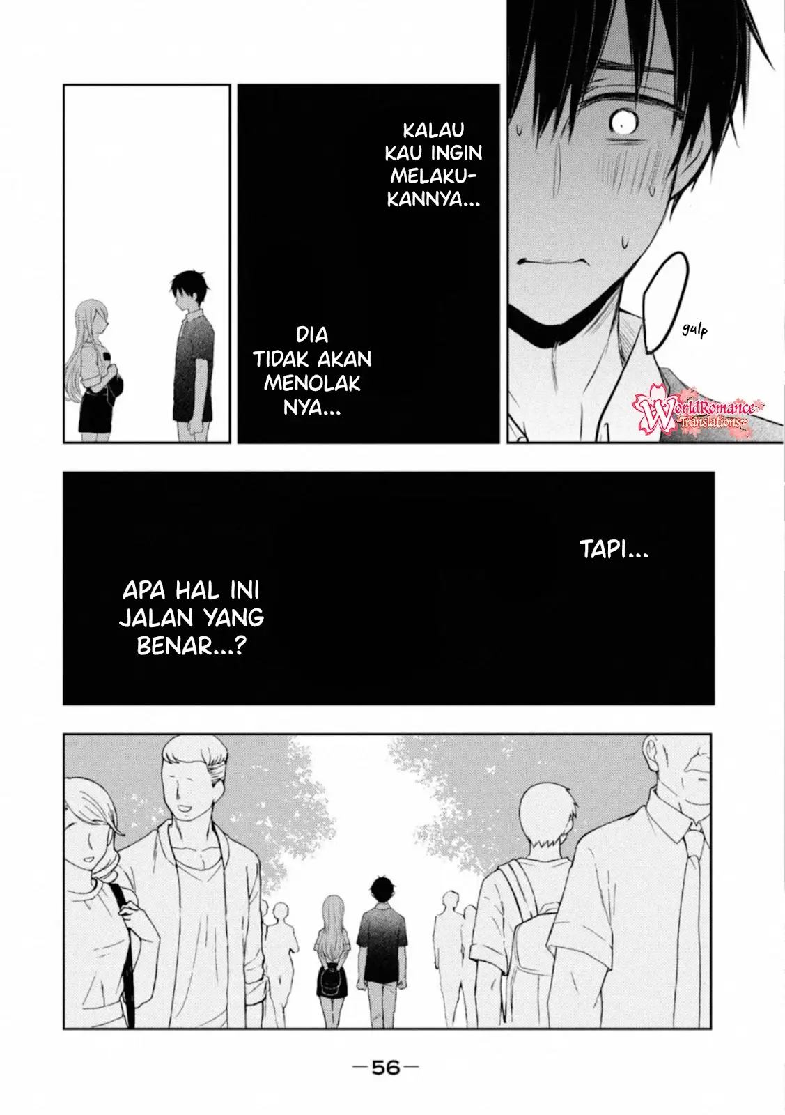 Watari-kun no xx ga Houkai Sunzen Chapter 54 - halaman 17
