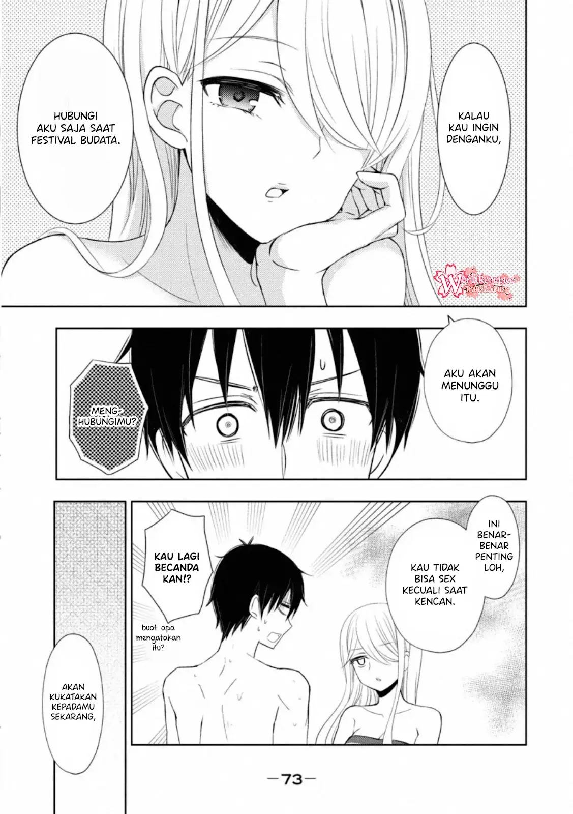 Watari-kun no xx ga Houkai Sunzen Chapter 54 - halaman 33