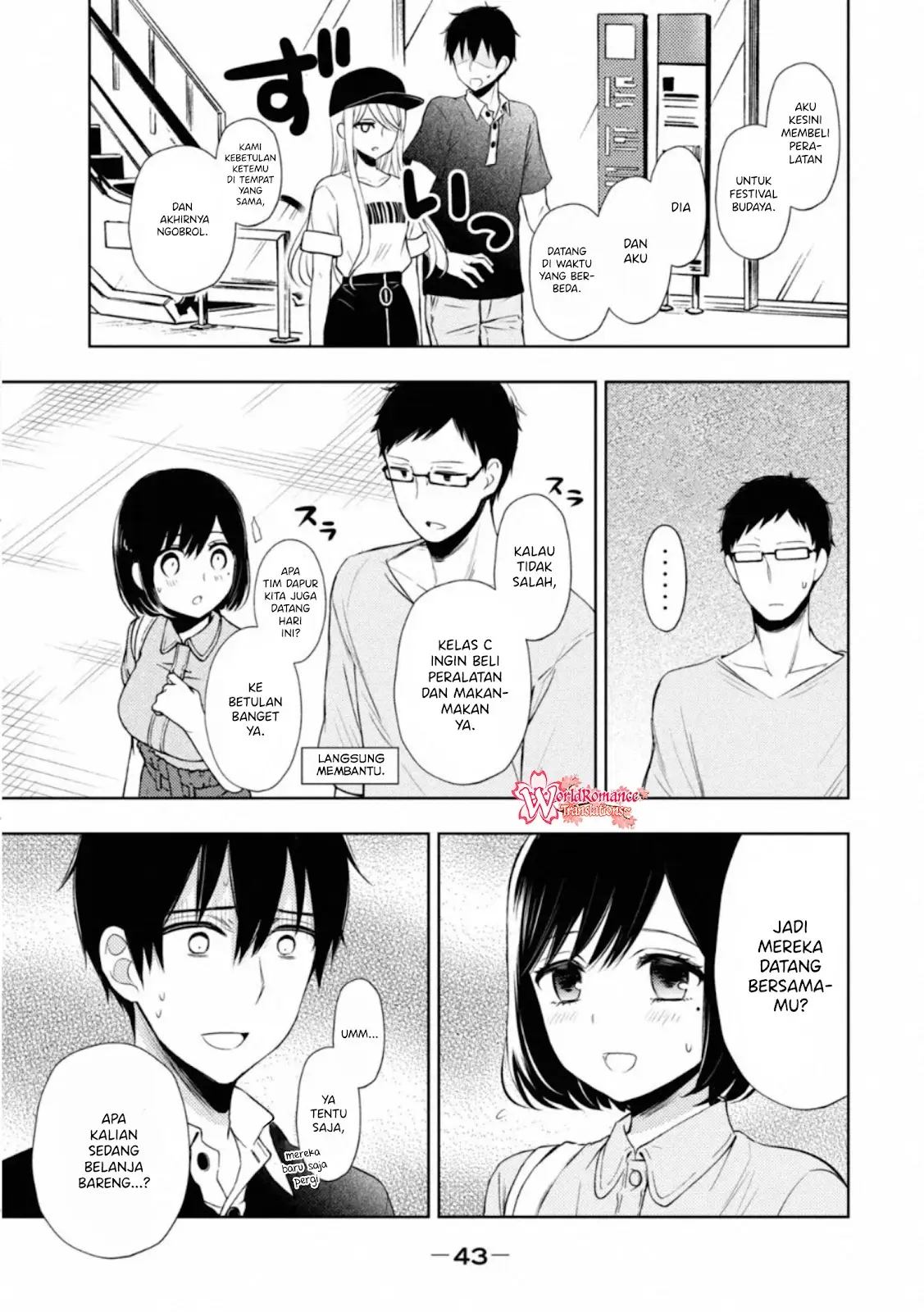 Watari-kun no xx ga Houkai Sunzen Chapter 54 - halaman 4