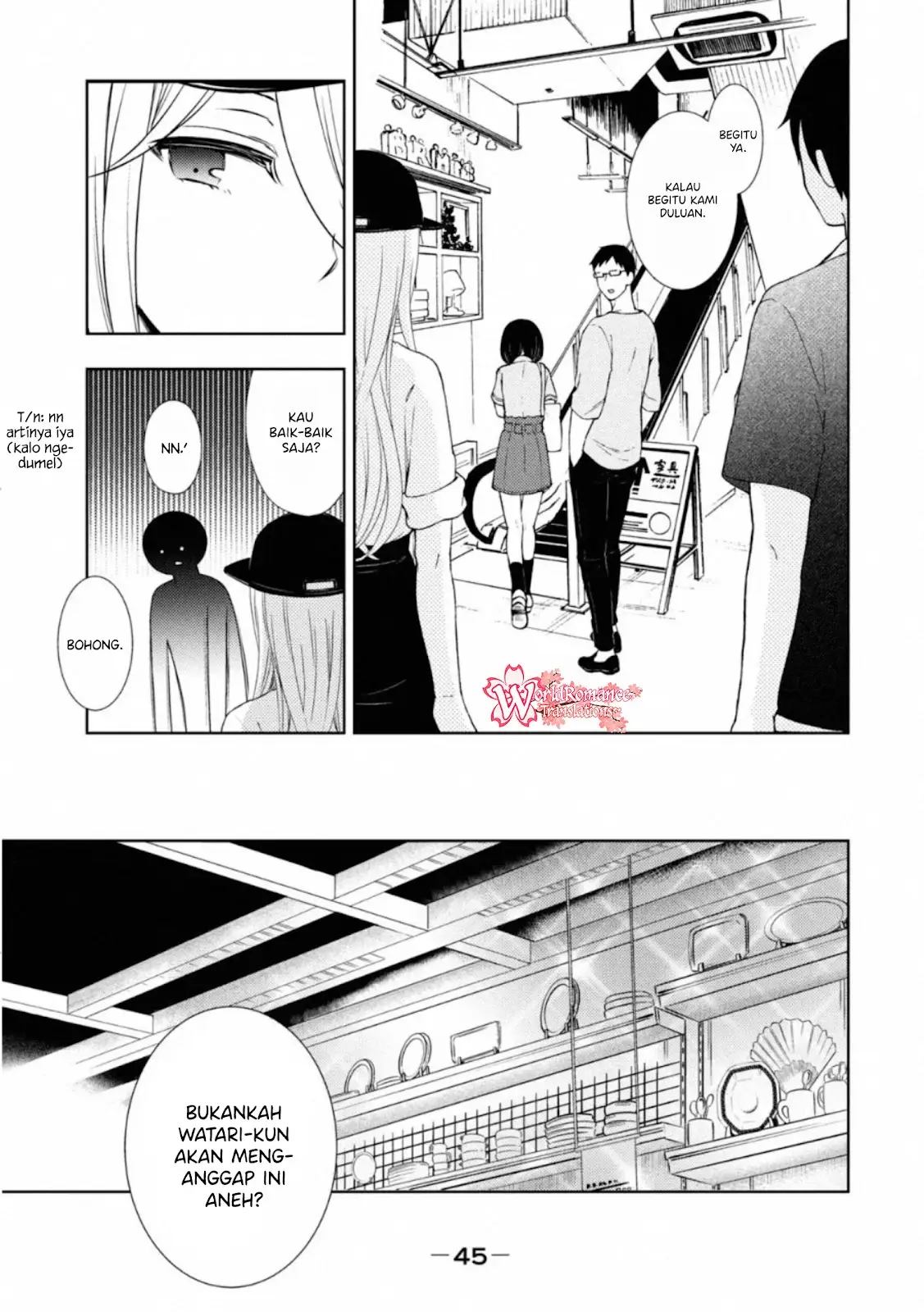 Watari-kun no xx ga Houkai Sunzen Chapter 54 - halaman 6