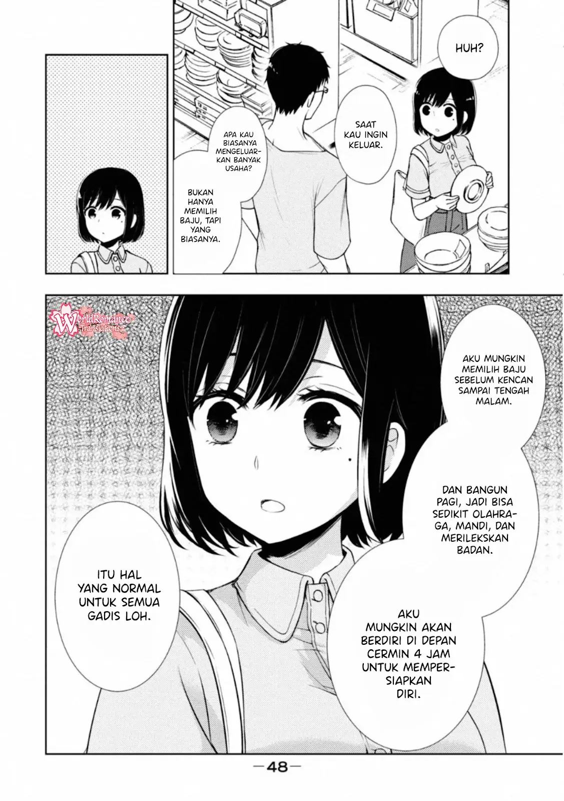 Watari-kun no xx ga Houkai Sunzen Chapter 54 - halaman 9