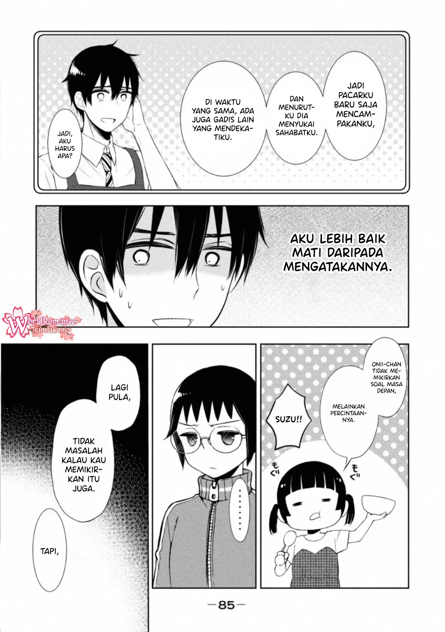 Watari-kun no xx ga Houkai Sunzen Chapter 55 - halaman 12
