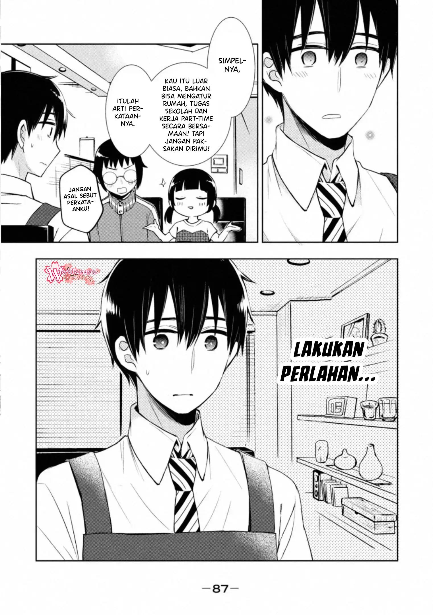 Watari-kun no xx ga Houkai Sunzen Chapter 55 - halaman 14