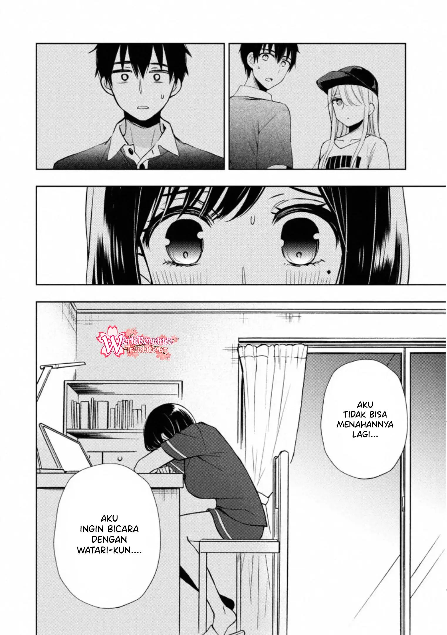 Watari-kun no xx ga Houkai Sunzen Chapter 55 - halaman 3
