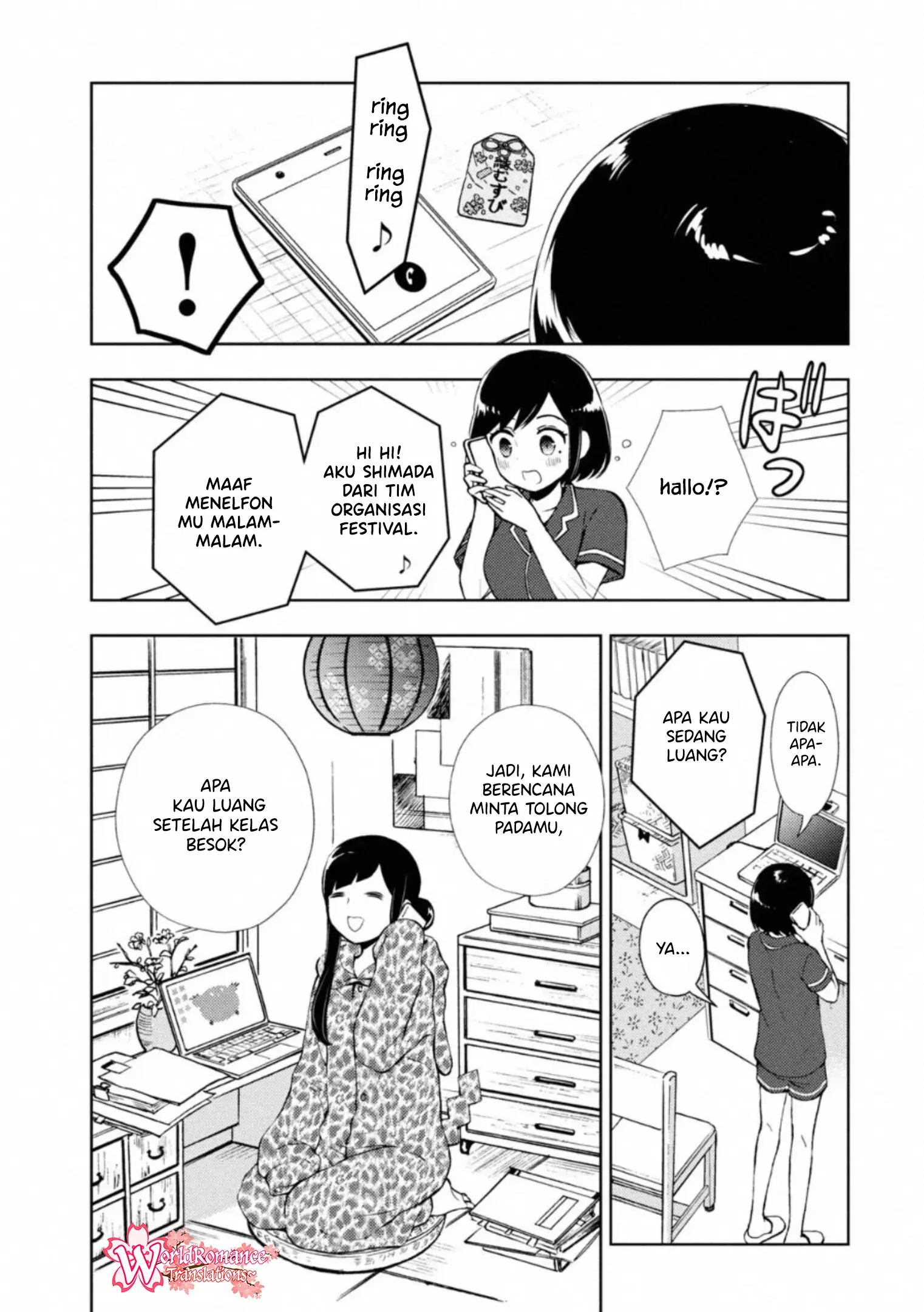 Watari-kun no xx ga Houkai Sunzen Chapter 55 - halaman 4