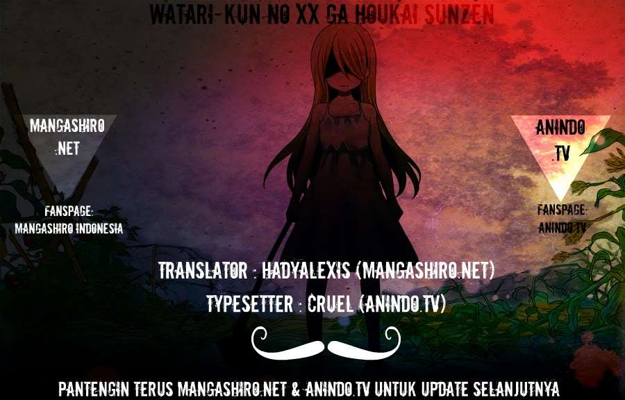 Watari-kun no xx ga Houkai Sunzen Chapter 8 - halaman 1