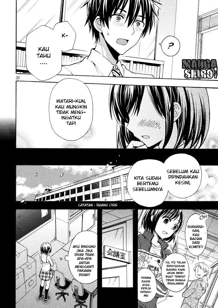 Watari-kun no xx ga Houkai Sunzen Chapter 9.5 - halaman 19
