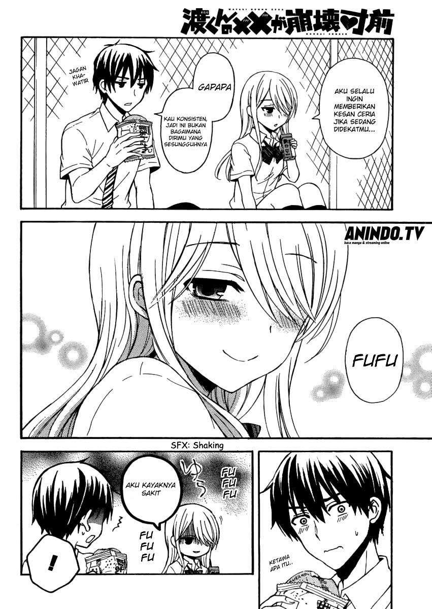 Watari-kun no xx ga Houkai Sunzen Chapter 9 - halaman 13