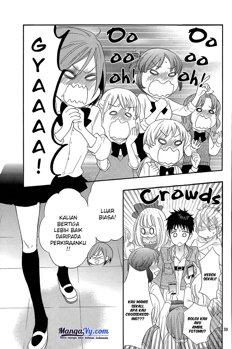 Watashi ga Motete Dousunda Chapter 5 - halaman 32