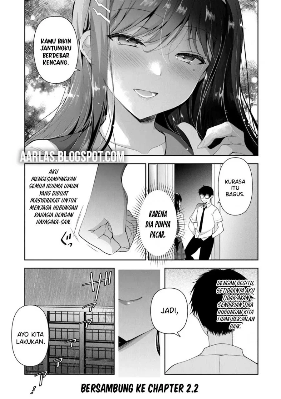 Watashi, Nibanme no Kanojo de Ii kara. Chapter 2.1 - halaman 18