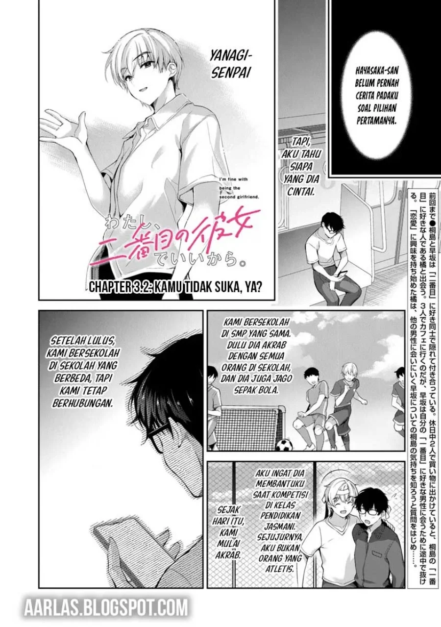 Watashi, Nibanme no Kanojo de Ii kara. Chapter 3.2 - halaman 2