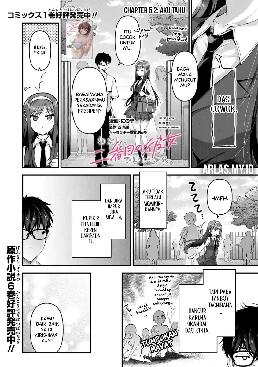 Watashi, Nibanme no Kanojo de Ii kara. Chapter 5.2 - halaman 2