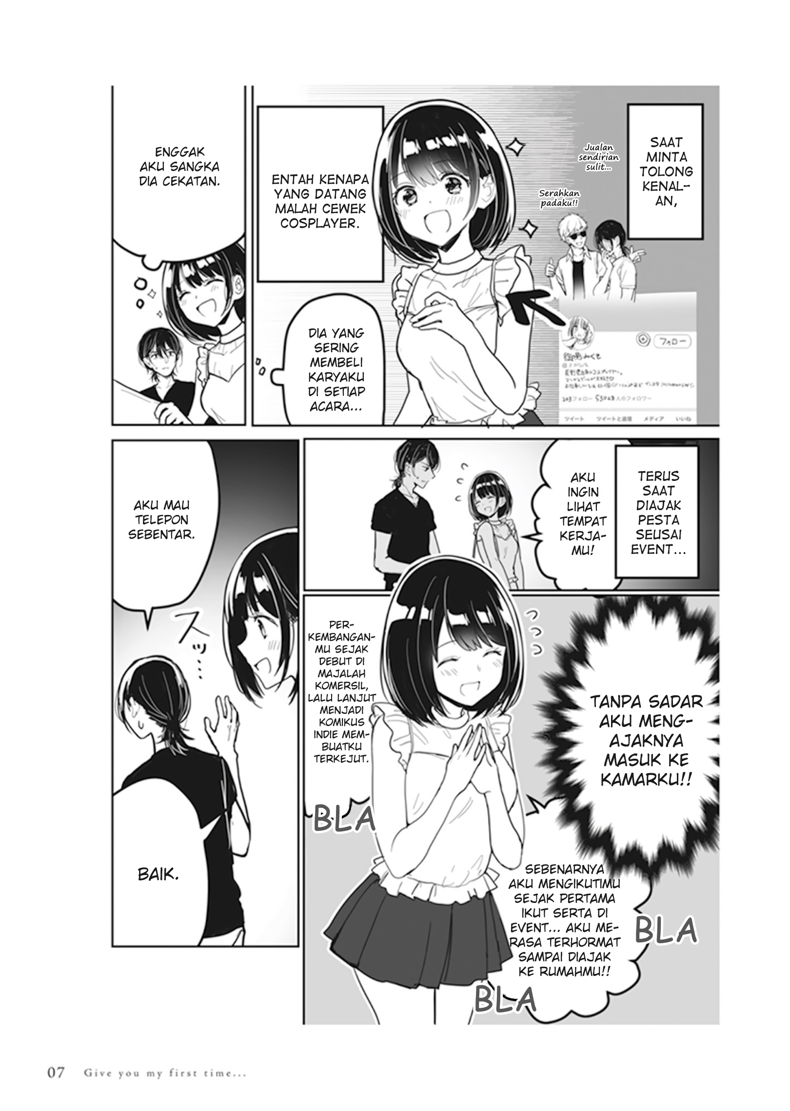 Watashi no Hajimete, Kimi ni Agemasu. Chapter 1.1 - halaman 3