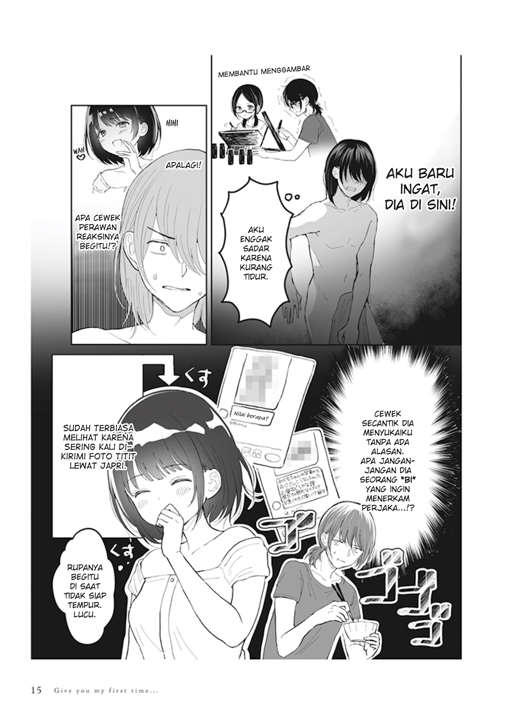 Watashi no Hajimete, Kimi ni Agemasu. Chapter 1.2 - halaman 2