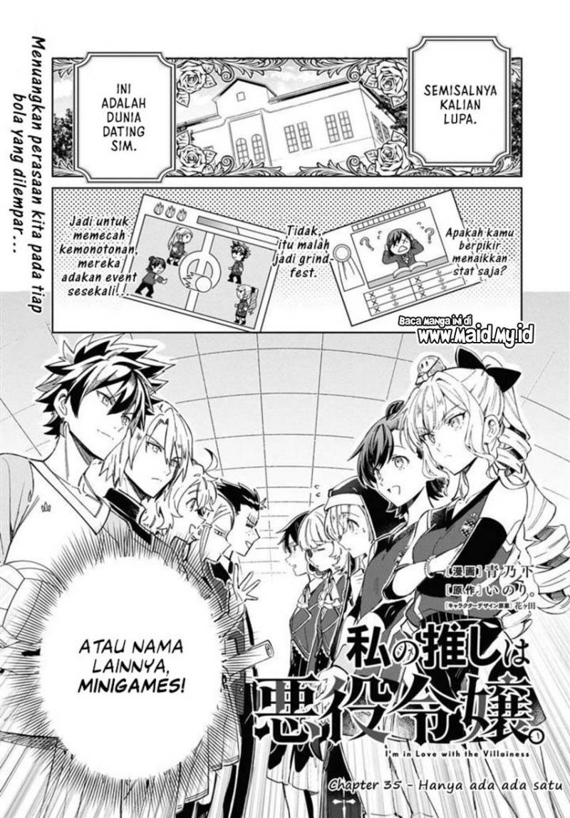 Watashi no Oshi wa Akuyaku Reijou. Chapter 35 - halaman 6