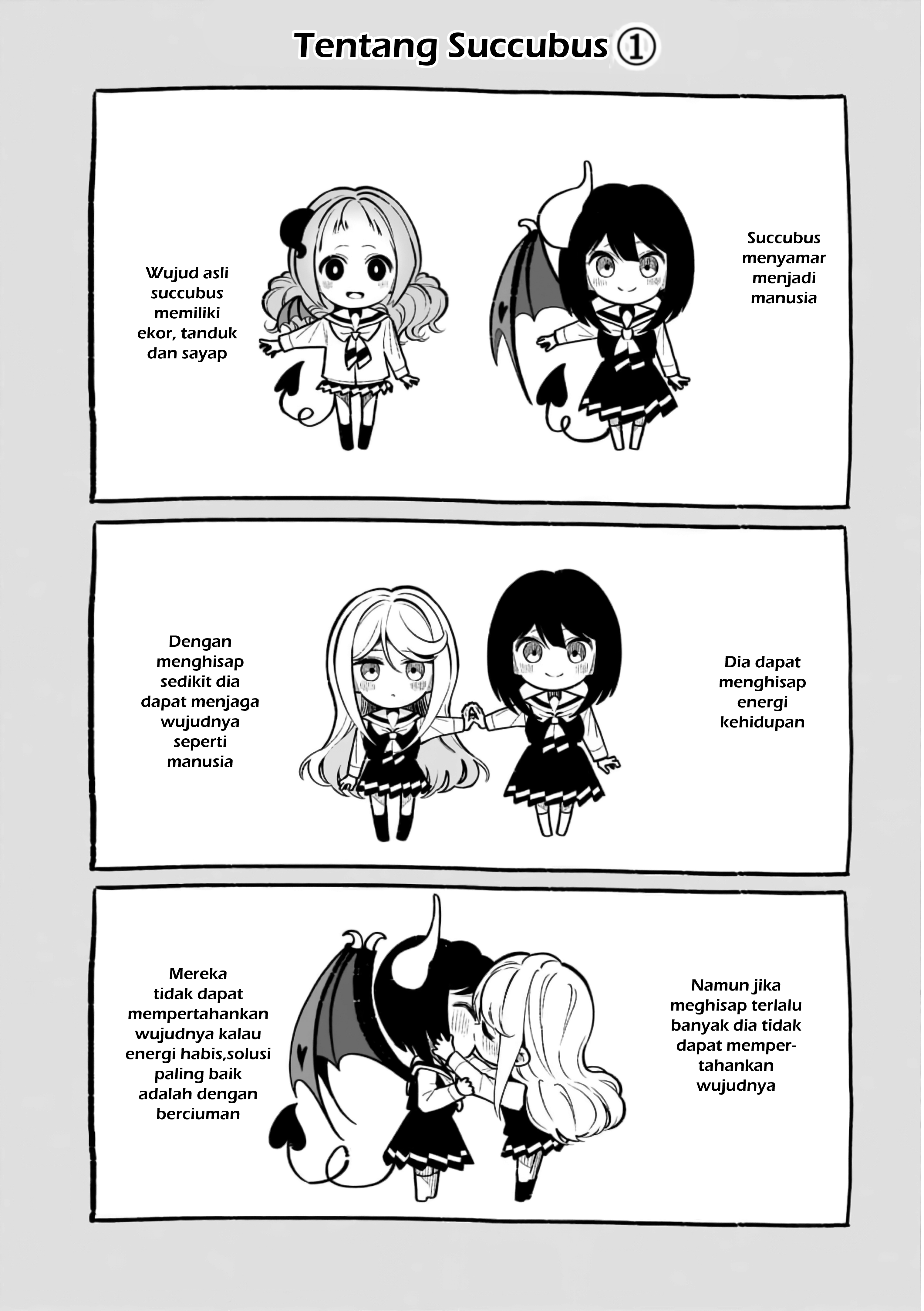 Watashi wa Succubus to Kiss wo Shita Chapter 14.5 - halaman 1