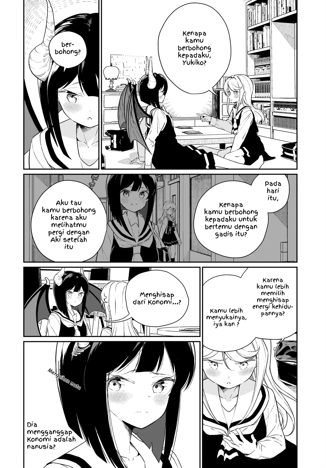 Watashi wa Succubus to Kiss wo Shita Chapter 9 - halaman 14