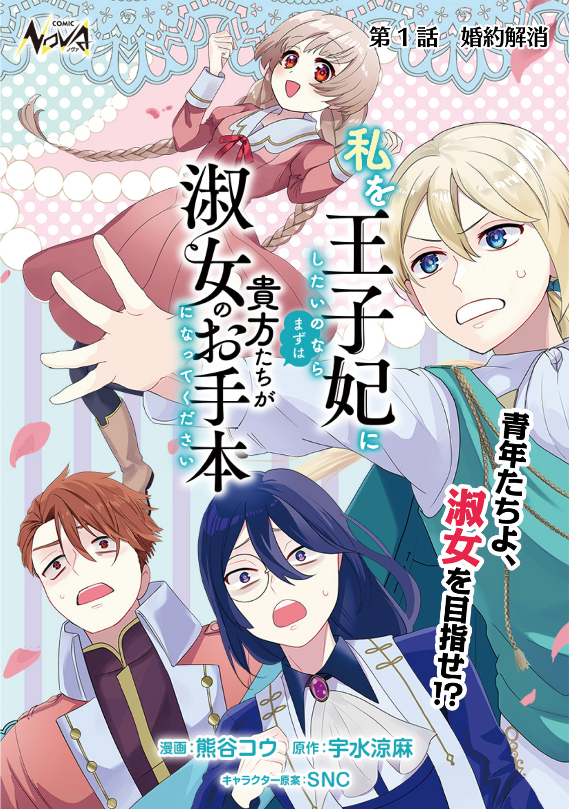 Watashi wo Oujihi ni Shitai no nara Mazu wa Anatatachi ga Shukujo no Otehon ni Natte Kudasai Chapter 1.1 - halaman 1