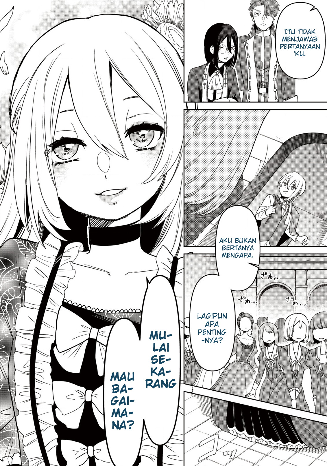 Watashi wo Oujihi ni Shitai no nara Mazu wa Anatatachi ga Shukujo no Otehon ni Natte Kudasai Chapter 1.1 - halaman 8