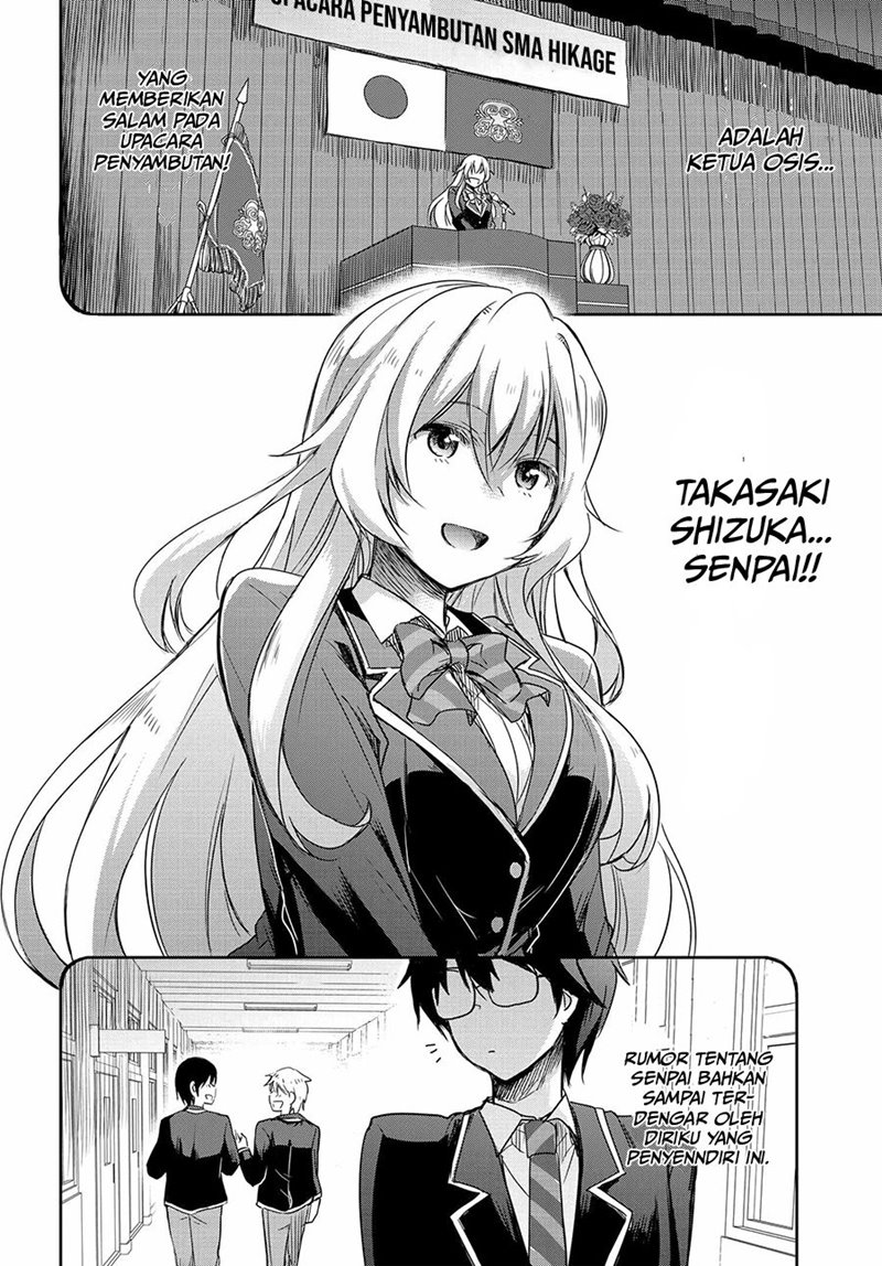 Watashi yori Tsuyoi Otoko to Kekkon shitai no: Seiso na Bijin Seito Kaichou (Jitsu wa Moto Banchou) no Himitsu wo Shiru Inkya (Jitsu wa Kanojo wo Koeru Saikyou no Yankee) Chapter 1.1 - halaman 18