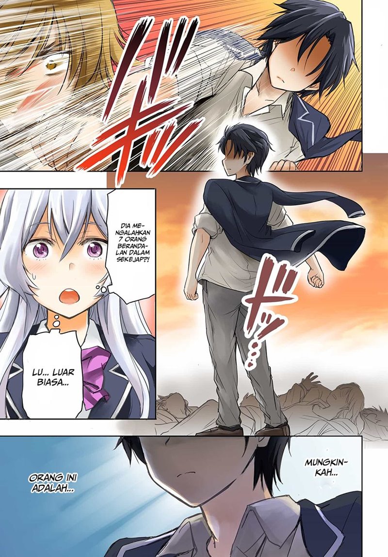 Watashi yori Tsuyoi Otoko to Kekkon shitai no: Seiso na Bijin Seito Kaichou (Jitsu wa Moto Banchou) no Himitsu wo Shiru Inkya (Jitsu wa Kanojo wo Koeru Saikyou no Yankee) Chapter 1.1 - halaman 2