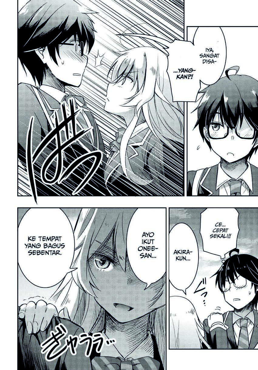 Watashi yori Tsuyoi Otoko to Kekkon shitai no: Seiso na Bijin Seito Kaichou (Jitsu wa Moto Banchou) no Himitsu wo Shiru Inkya (Jitsu wa Kanojo wo Koeru Saikyou no Yankee) Chapter 1.2 - halaman 12