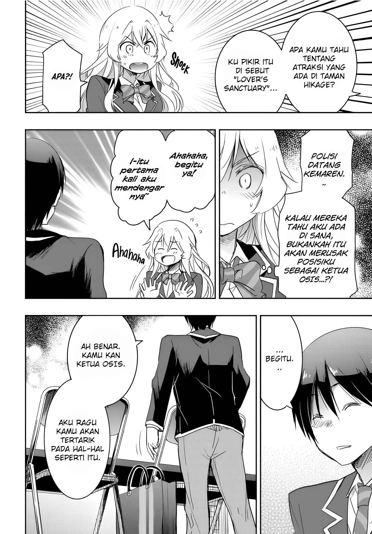 Watashi yori Tsuyoi Otoko to Kekkon shitai no: Seiso na Bijin Seito Kaichou (Jitsu wa Moto Banchou) no Himitsu wo Shiru Inkya (Jitsu wa Kanojo wo Koeru Saikyou no Yankee) Chapter 10 - halaman 5