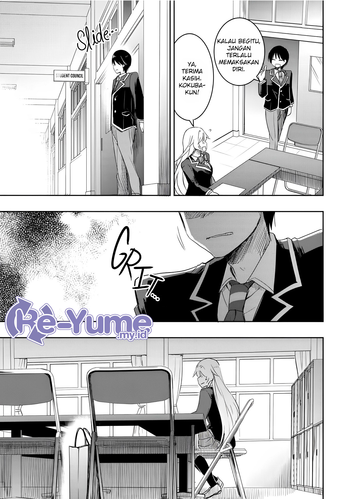 Watashi yori Tsuyoi Otoko to Kekkon shitai no: Seiso na Bijin Seito Kaichou (Jitsu wa Moto Banchou) no Himitsu wo Shiru Inkya (Jitsu wa Kanojo wo Koeru Saikyou no Yankee) Chapter 10 - halaman 6