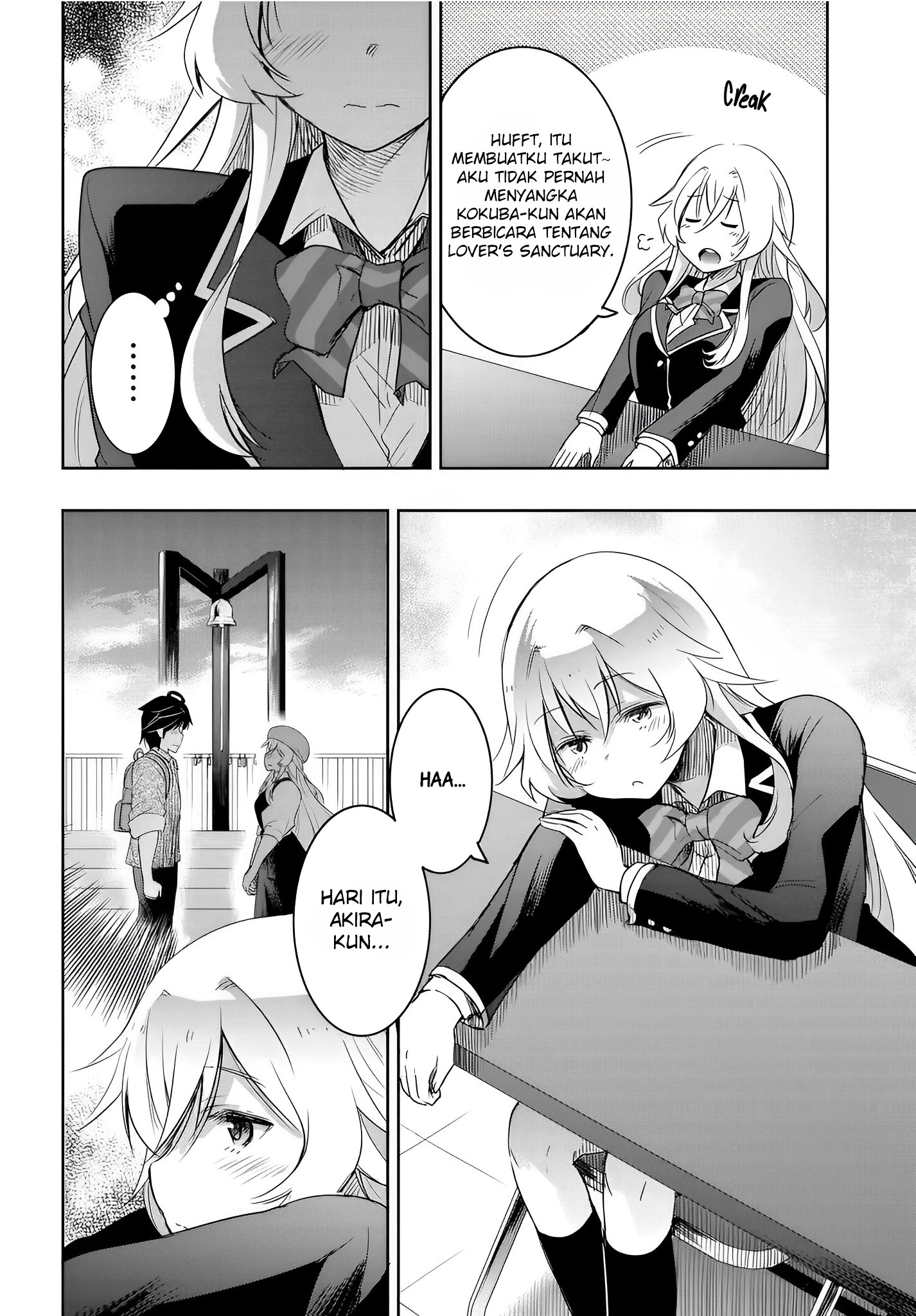 Watashi yori Tsuyoi Otoko to Kekkon shitai no: Seiso na Bijin Seito Kaichou (Jitsu wa Moto Banchou) no Himitsu wo Shiru Inkya (Jitsu wa Kanojo wo Koeru Saikyou no Yankee) Chapter 10 - halaman 7