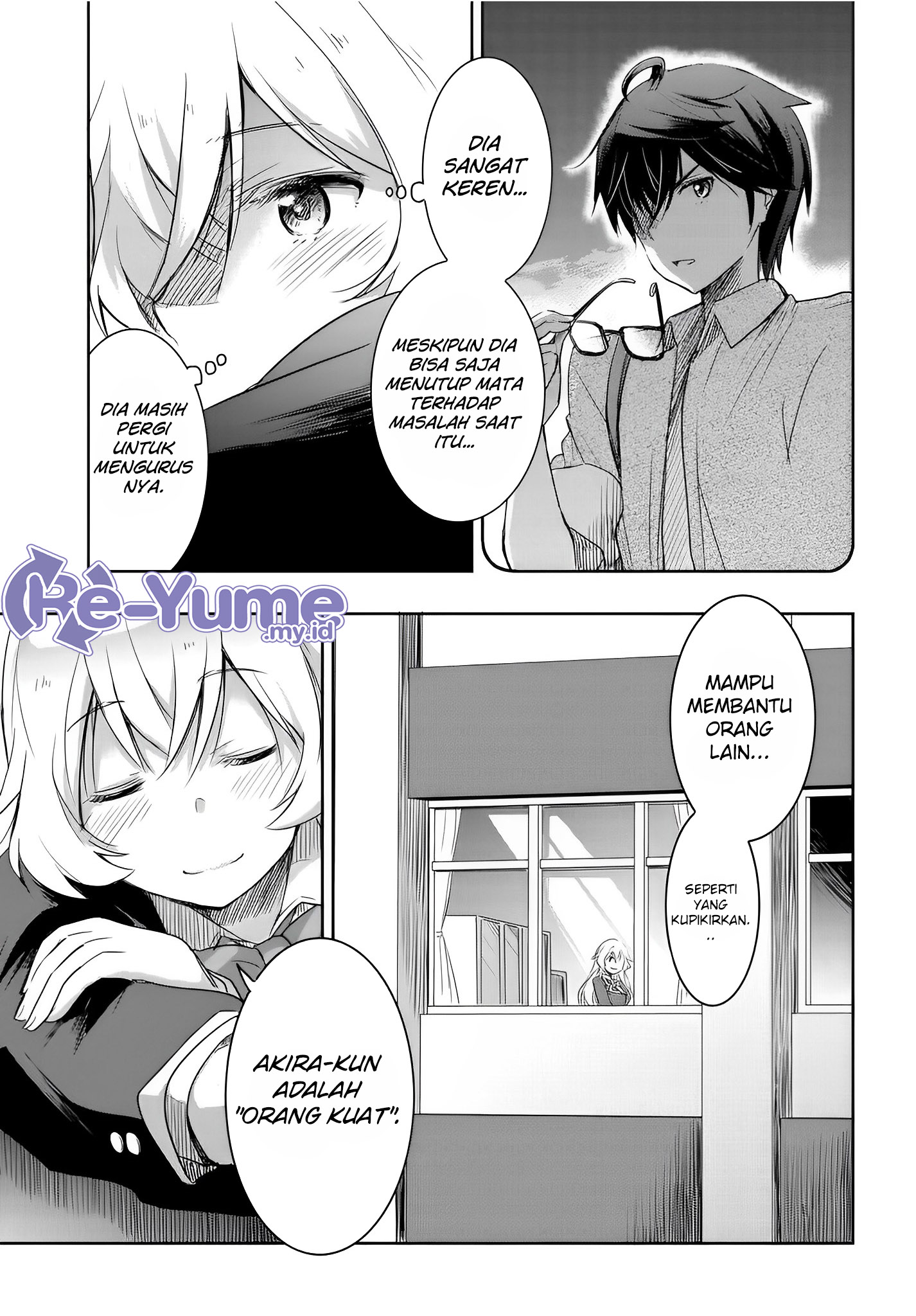 Watashi yori Tsuyoi Otoko to Kekkon shitai no: Seiso na Bijin Seito Kaichou (Jitsu wa Moto Banchou) no Himitsu wo Shiru Inkya (Jitsu wa Kanojo wo Koeru Saikyou no Yankee) Chapter 10 - halaman 8