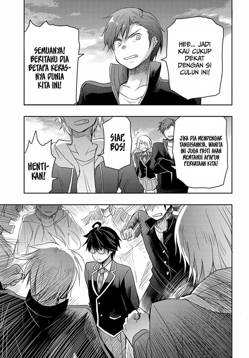 Watashi yori Tsuyoi Otoko to Kekkon shitai no: Seiso na Bijin Seito Kaichou (Jitsu wa Moto Banchou) no Himitsu wo Shiru Inkya (Jitsu wa Kanojo wo Koeru Saikyou no Yankee) Chapter 2 - halaman 24