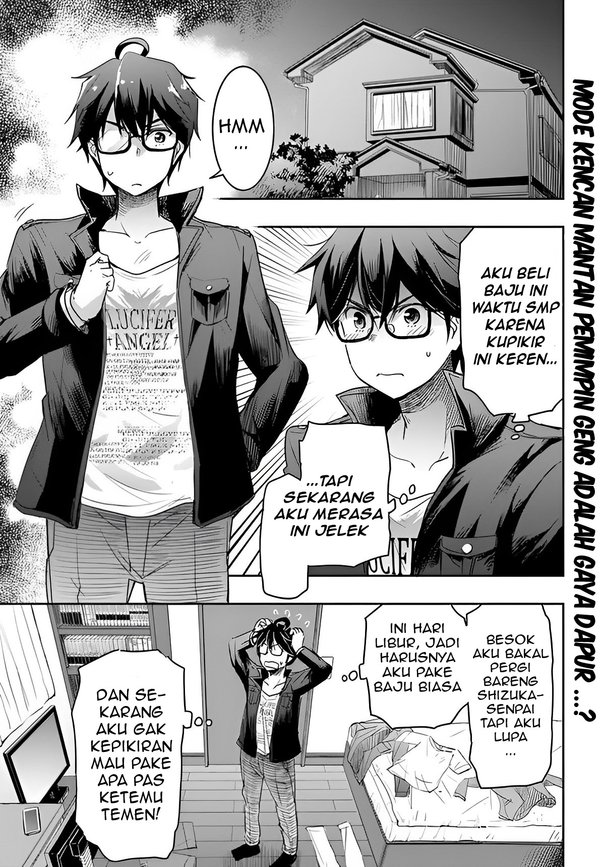 Watashi yori Tsuyoi Otoko to Kekkon shitai no: Seiso na Bijin Seito Kaichou (Jitsu wa Moto Banchou) no Himitsu wo Shiru Inkya (Jitsu wa Kanojo wo Koeru Saikyou no Yankee) Chapter 3 - halaman 2