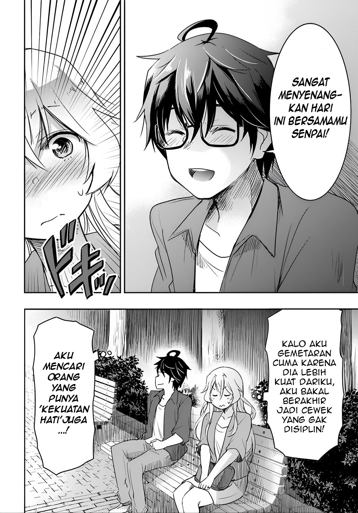 Watashi yori Tsuyoi Otoko to Kekkon shitai no: Seiso na Bijin Seito Kaichou (Jitsu wa Moto Banchou) no Himitsu wo Shiru Inkya (Jitsu wa Kanojo wo Koeru Saikyou no Yankee) Chapter 3 - halaman 21