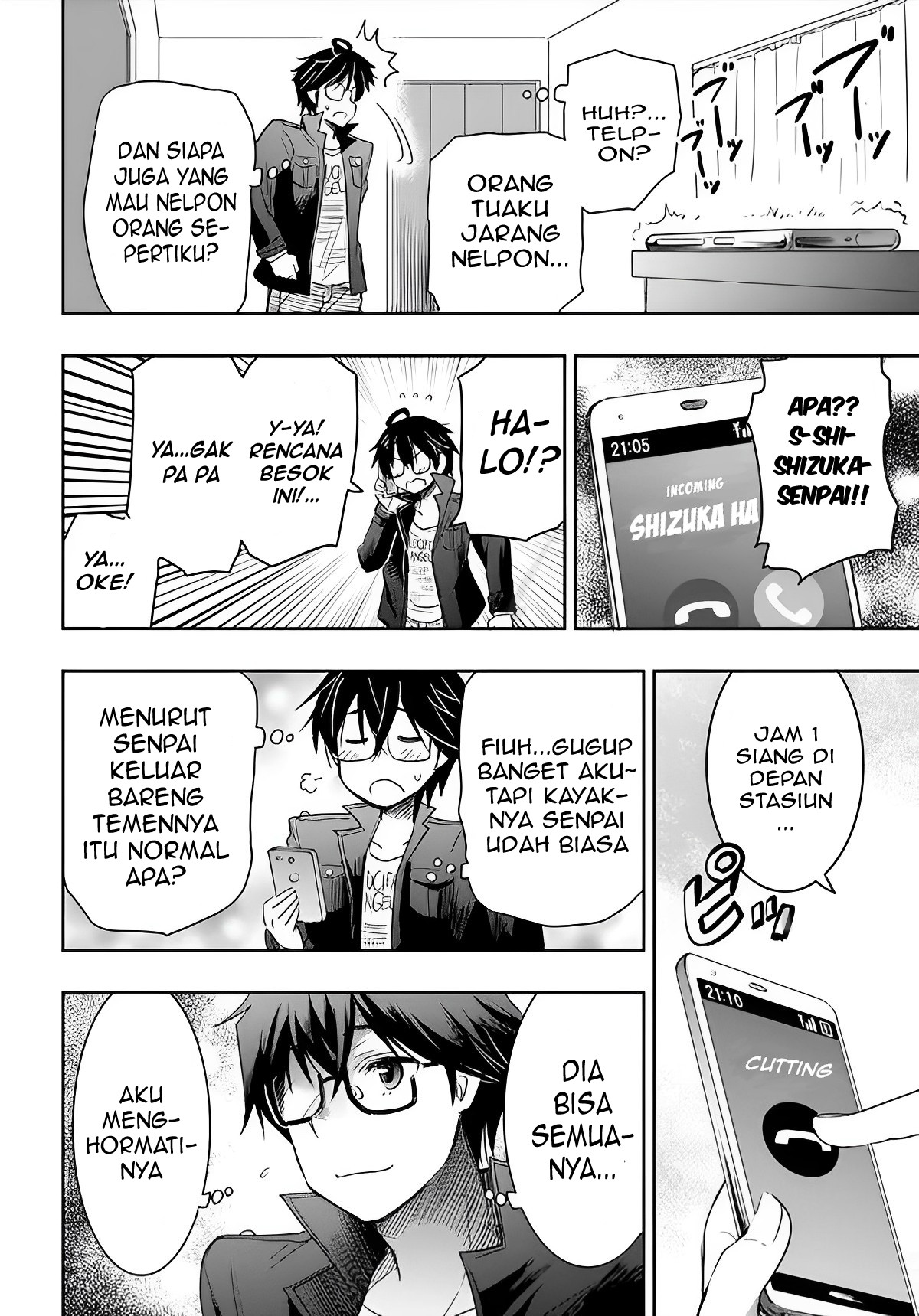 Watashi yori Tsuyoi Otoko to Kekkon shitai no: Seiso na Bijin Seito Kaichou (Jitsu wa Moto Banchou) no Himitsu wo Shiru Inkya (Jitsu wa Kanojo wo Koeru Saikyou no Yankee) Chapter 3 - halaman 3