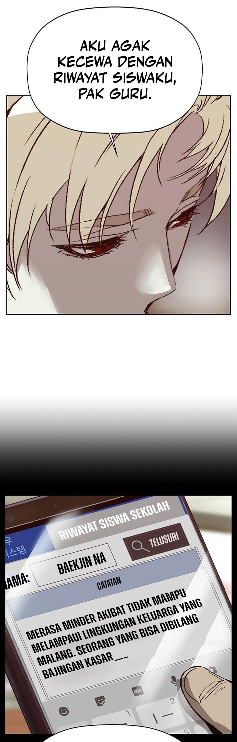 Weak Hero Chapter 261 - halaman 59